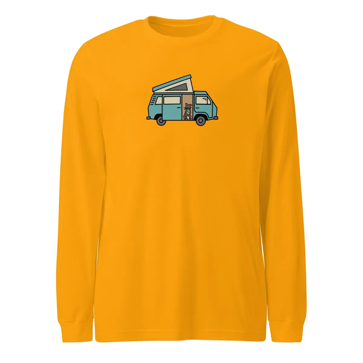 Dog and Van Inspired Long Sleeve T-Shirt - Image 11