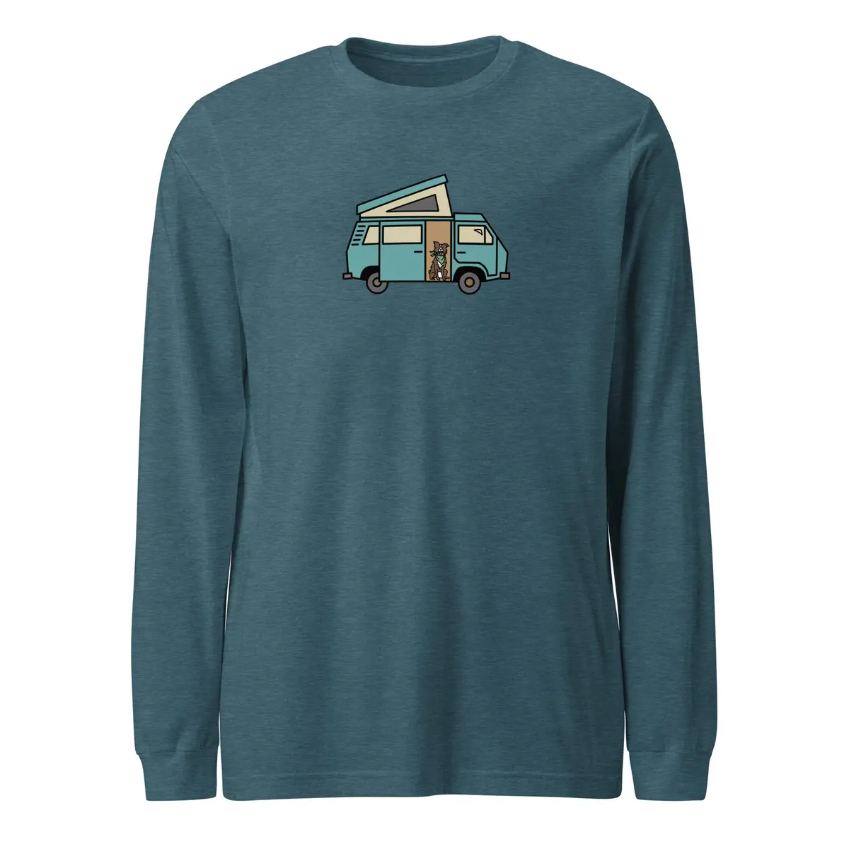 Dog and Van Inspired Long Sleeve T-Shirt