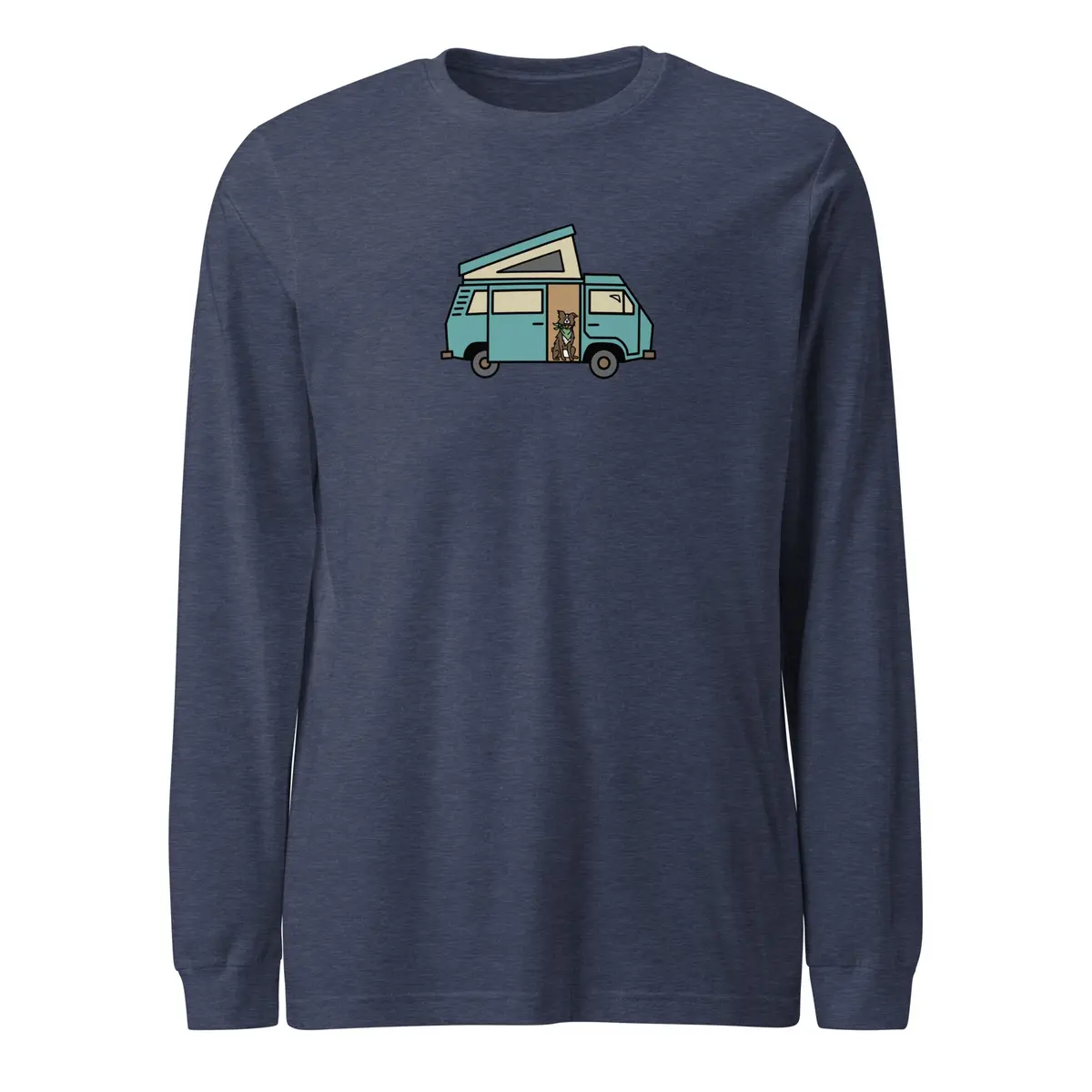 Dog and Van Inspired Long Sleeve T-Shirt - Image 7