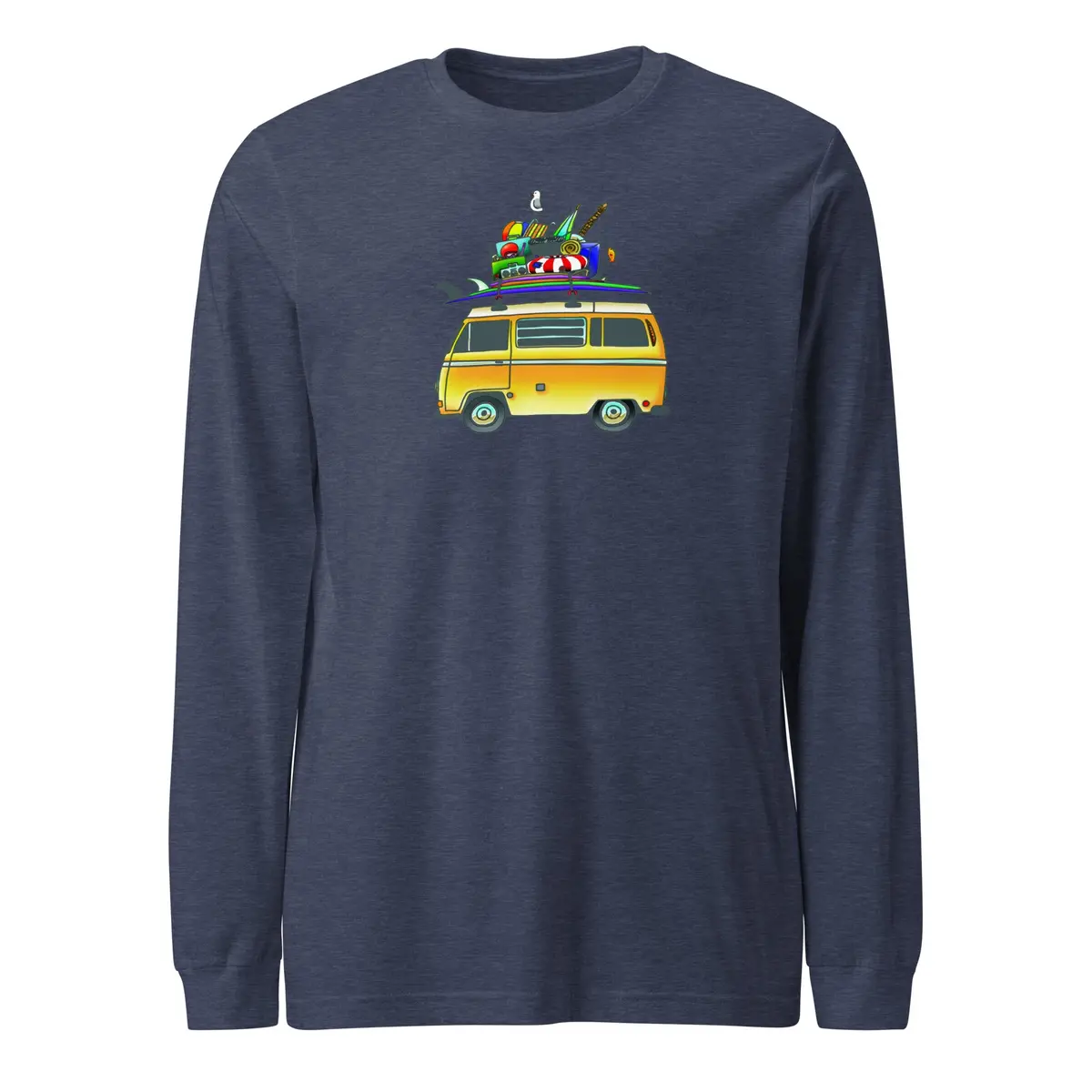 Rad Bus Premium Long Sleeve Cotton T-Shirt - Image 6