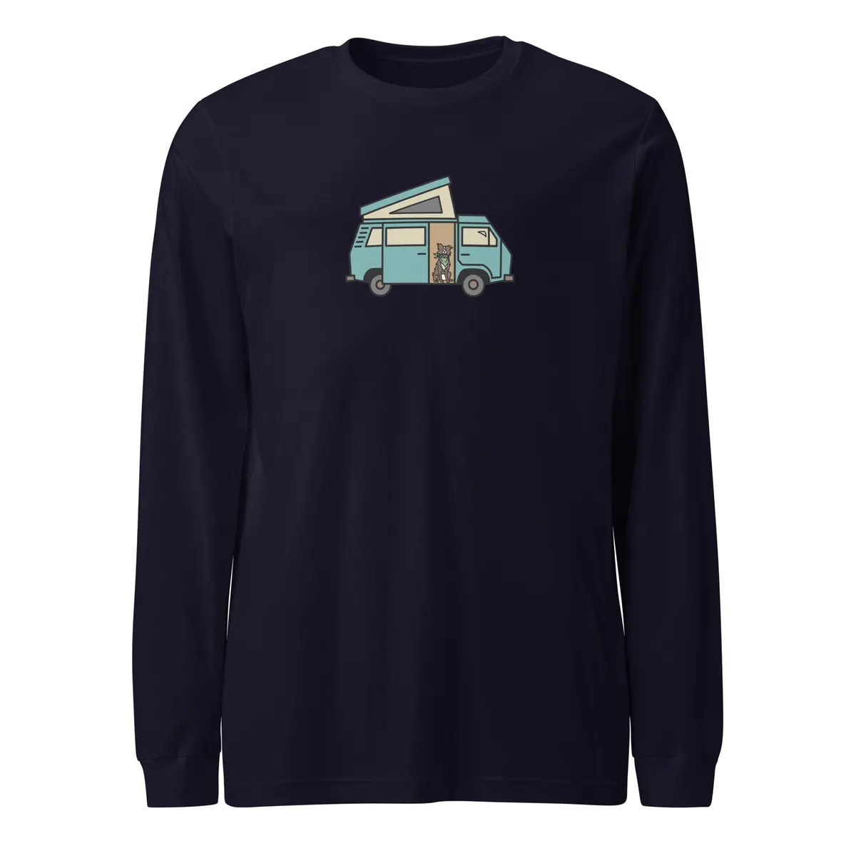 Dog In Van Long Sleeve T-Shirt 13
