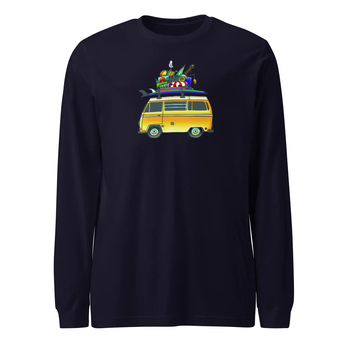 Rad Bus Premium Long Sleeve Cotton T-Shirt - Image 4
