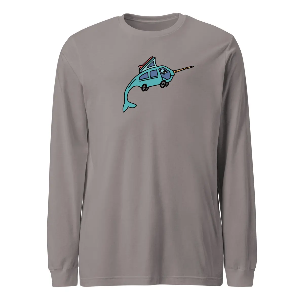 Eco-Friendly Narwhal Ned Long Sleeve T-Shirt - Image 8