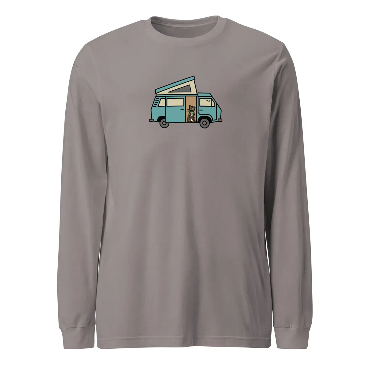 Dog and Van Inspired Long Sleeve T-Shirt - Image 10