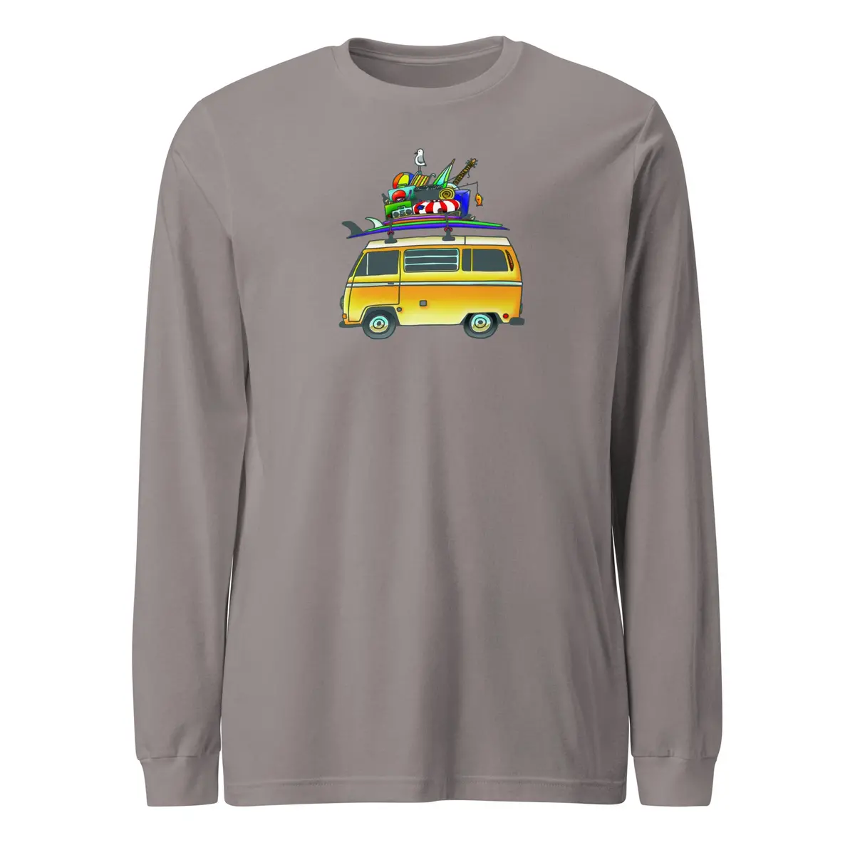 Rad Bus Premium Long Sleeve Cotton T-Shirt - Image 8