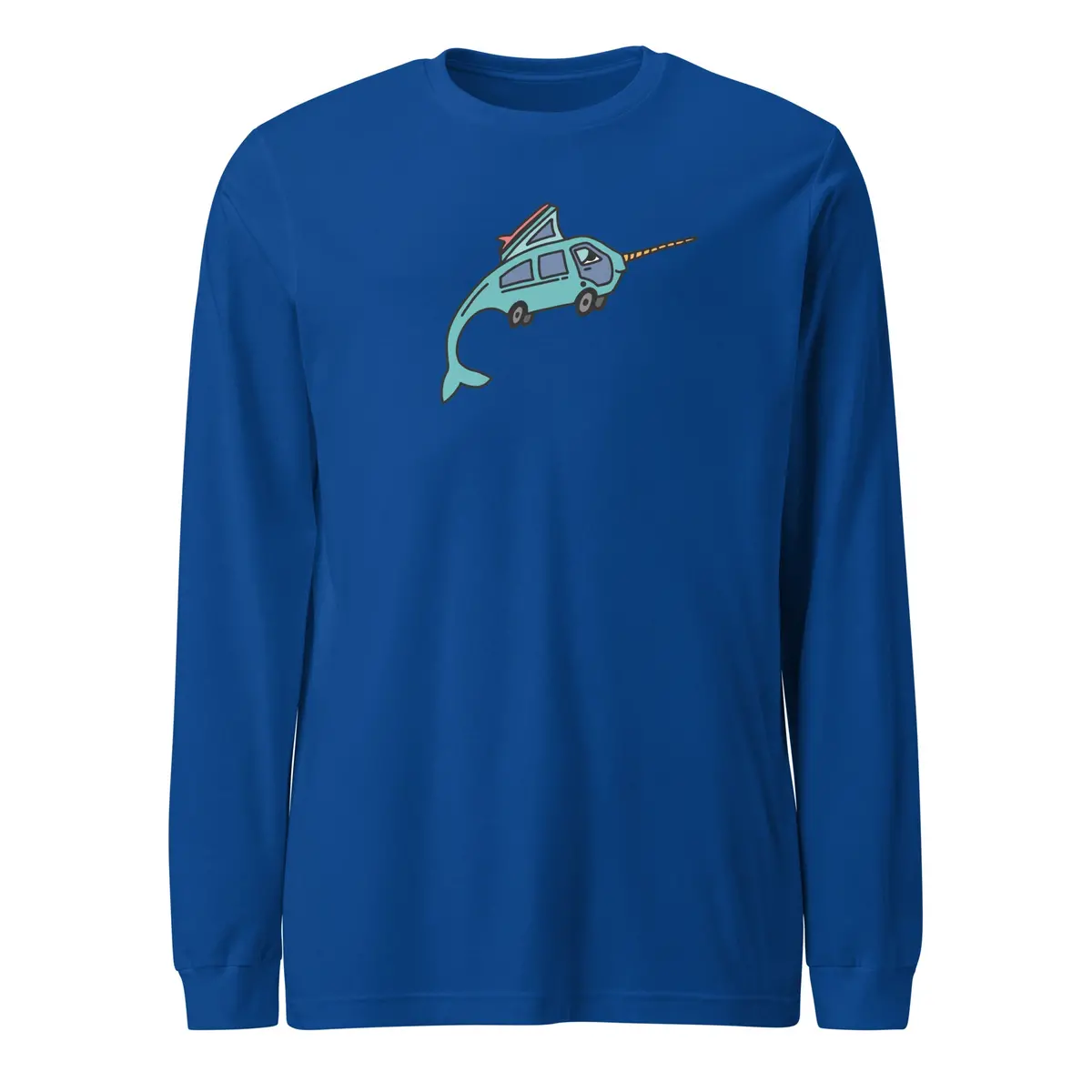 Eco-Friendly Narwhal Ned Long Sleeve T-Shirt - Image 6
