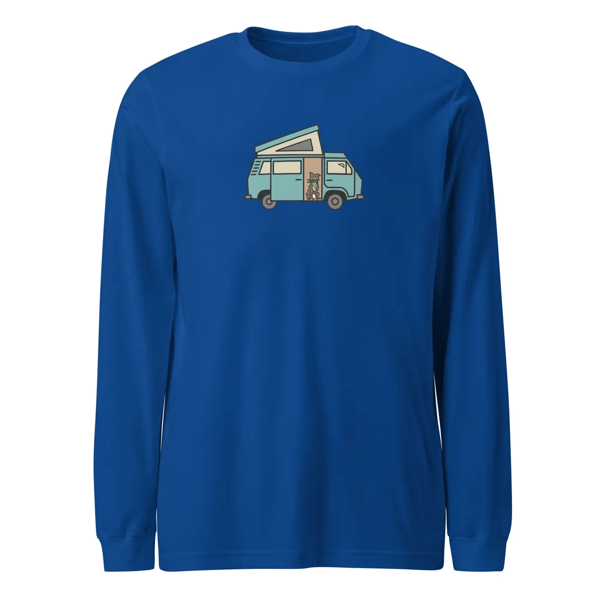 Dog and Van Inspired Long Sleeve T-Shirt - Image 6