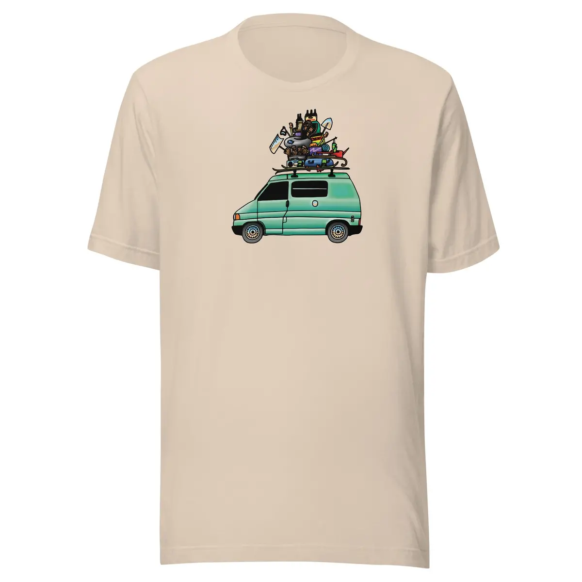 Rad Eurovan Vintage-Style T-Shirt - Image 4