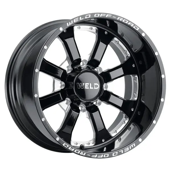 Weld Racing Granada Eight Gloss Black 20X10 8X165.1 Set Of 4 - W12500082476 1