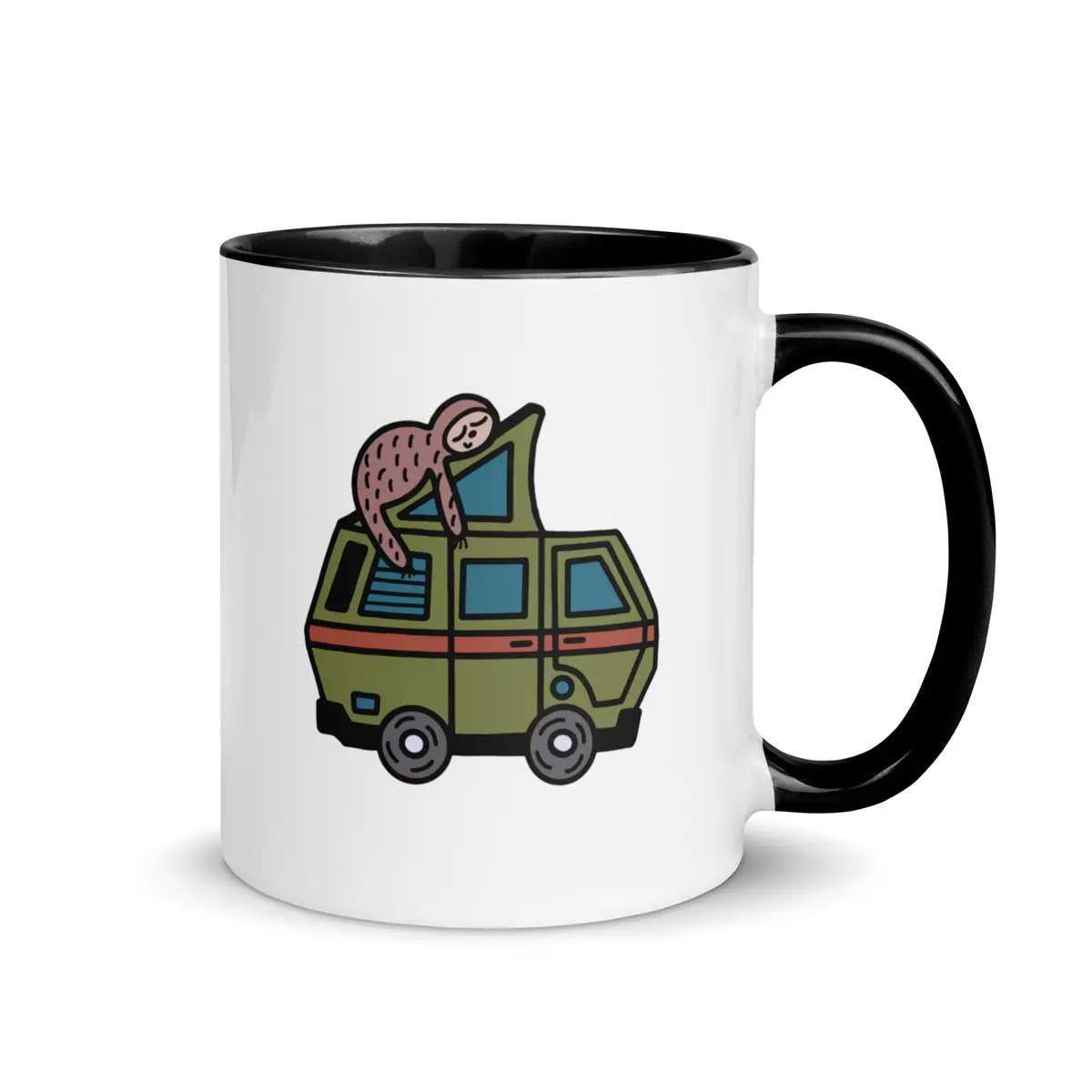 Stewie Sloth Mug With Color Inside 2