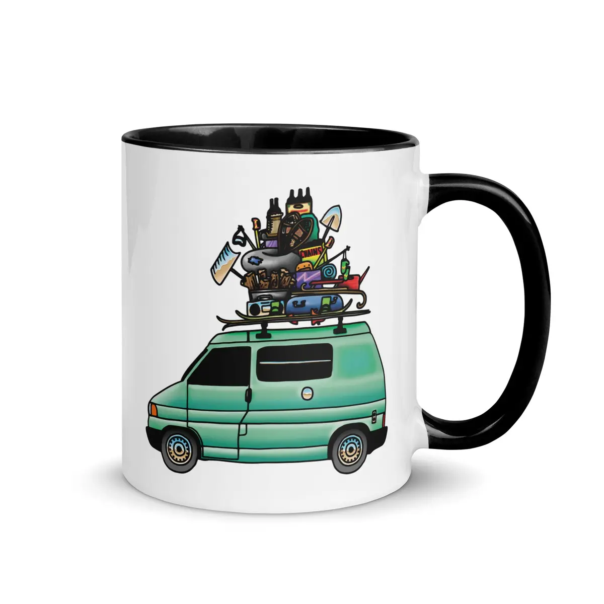 Rad Eurovan Mug With Color Inside 10