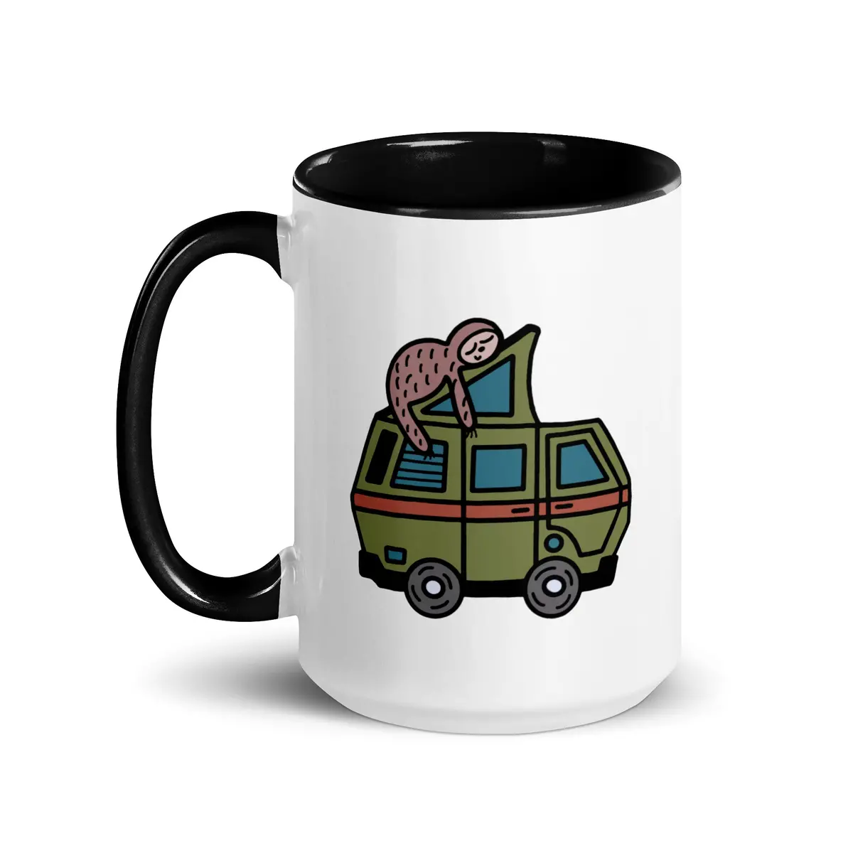 Stewie Sloth Mug With Color Inside 7