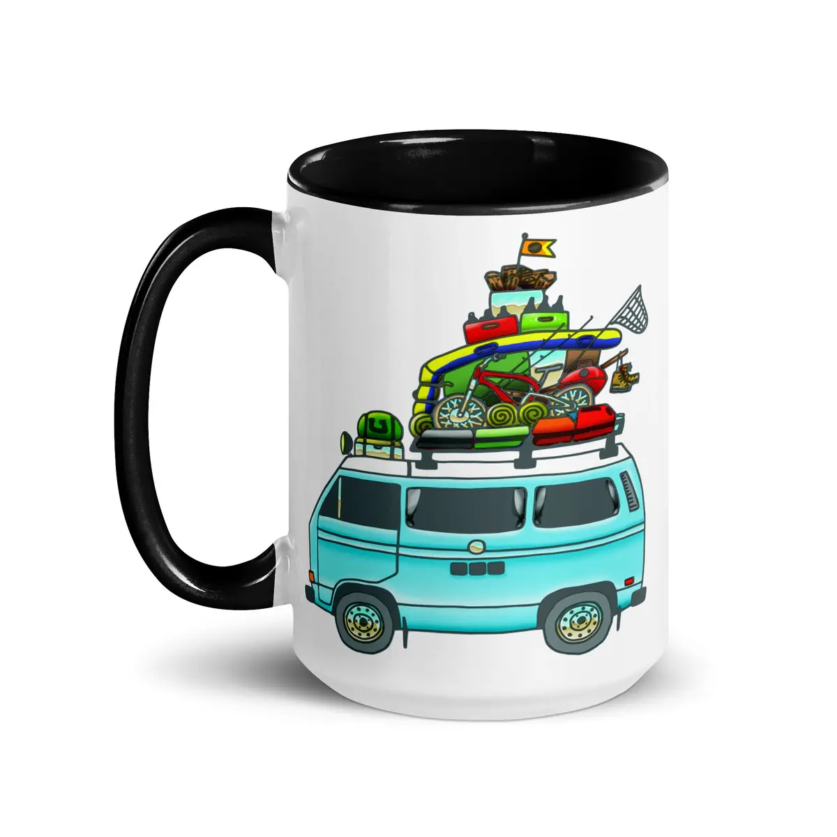 Rad Vanagon Mug With Color Inside 1