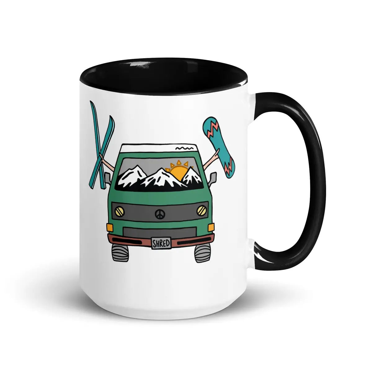 Shred Van Mug With Color Inside 2