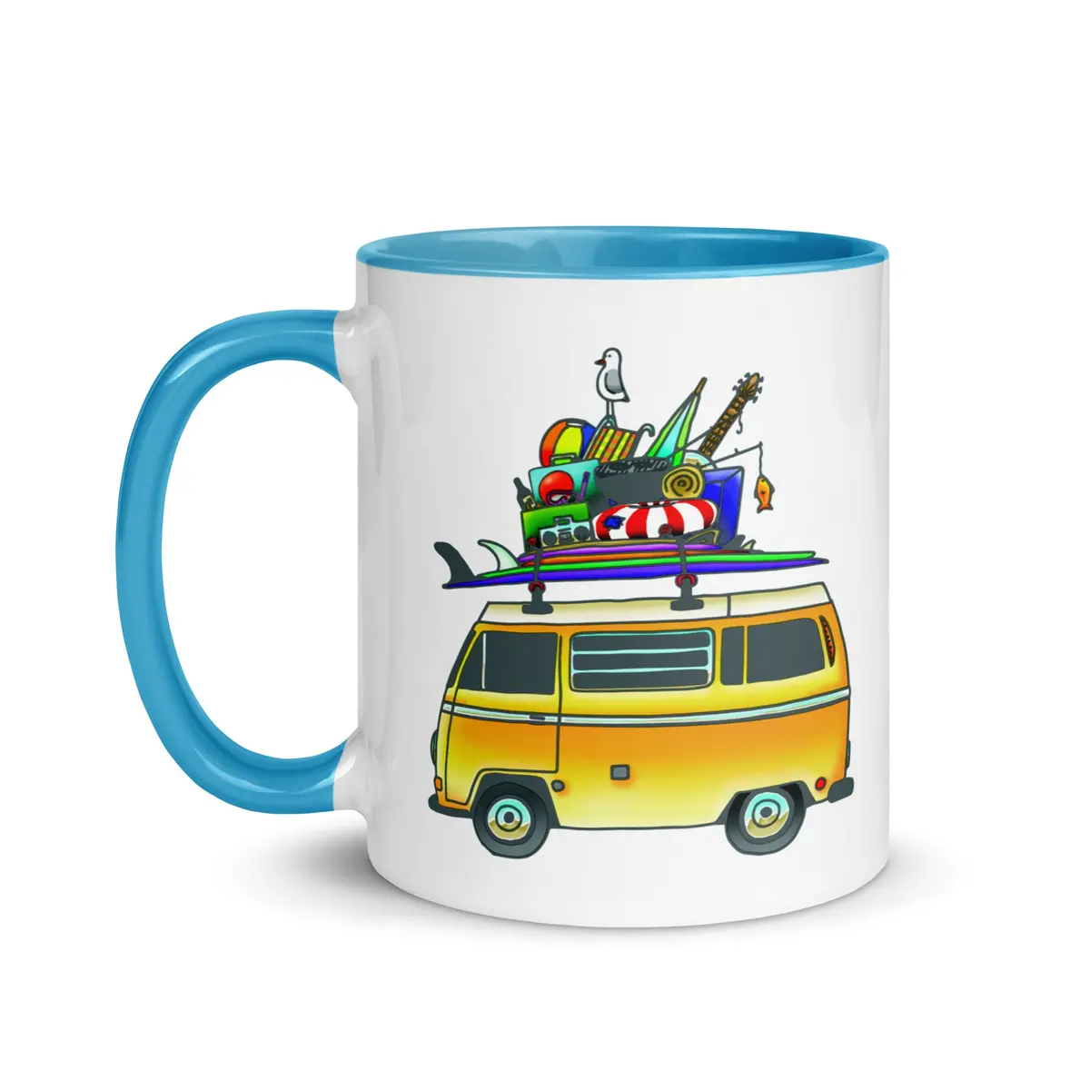 Rad Bus Mug With Color Inside 7