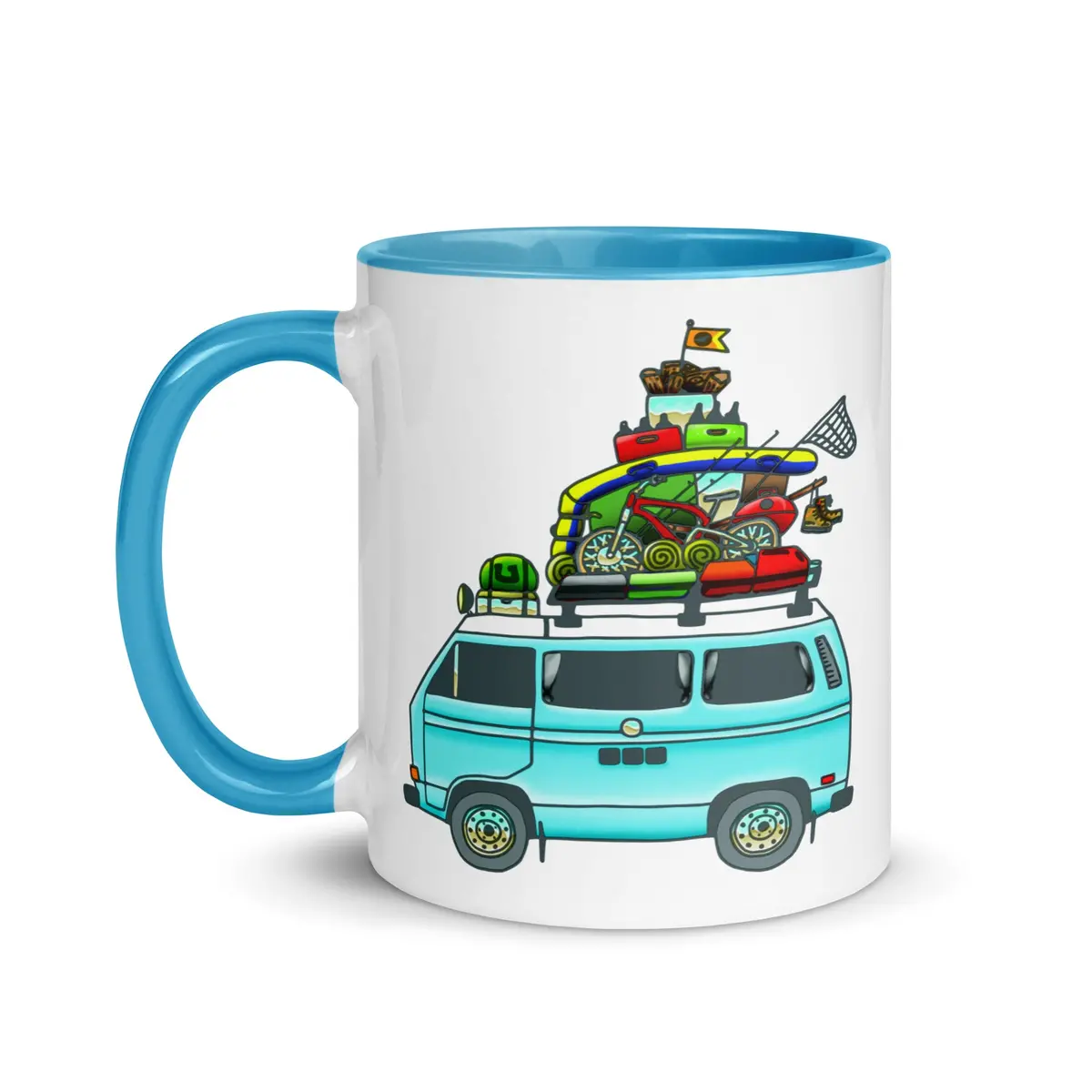 Rad Vanagon Mug With Color Inside 1