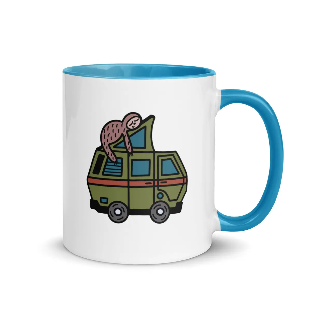 Stewie Sloth Mug With Color Inside 6