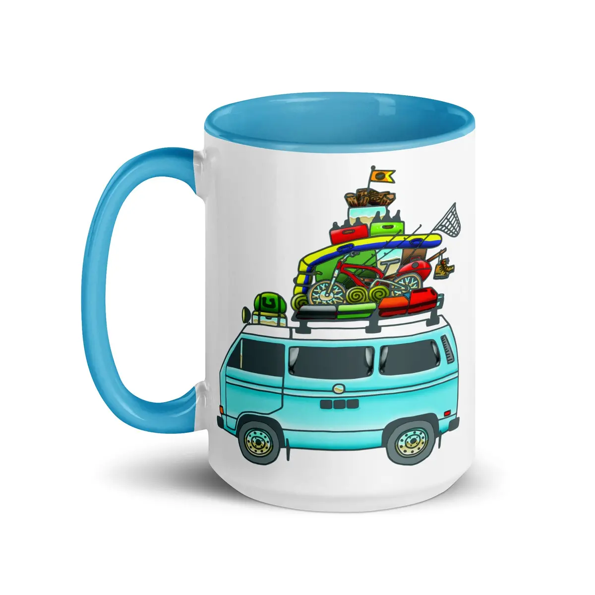Rad Vanagon Mug With Color Inside 9