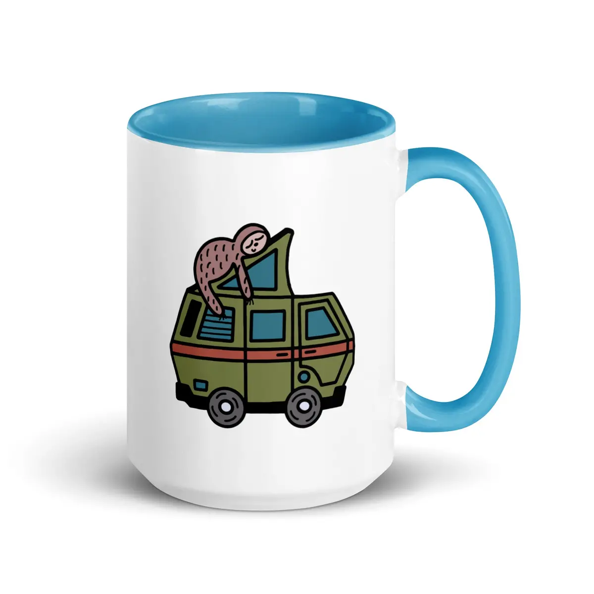 Stewie Sloth Mug With Color Inside 7