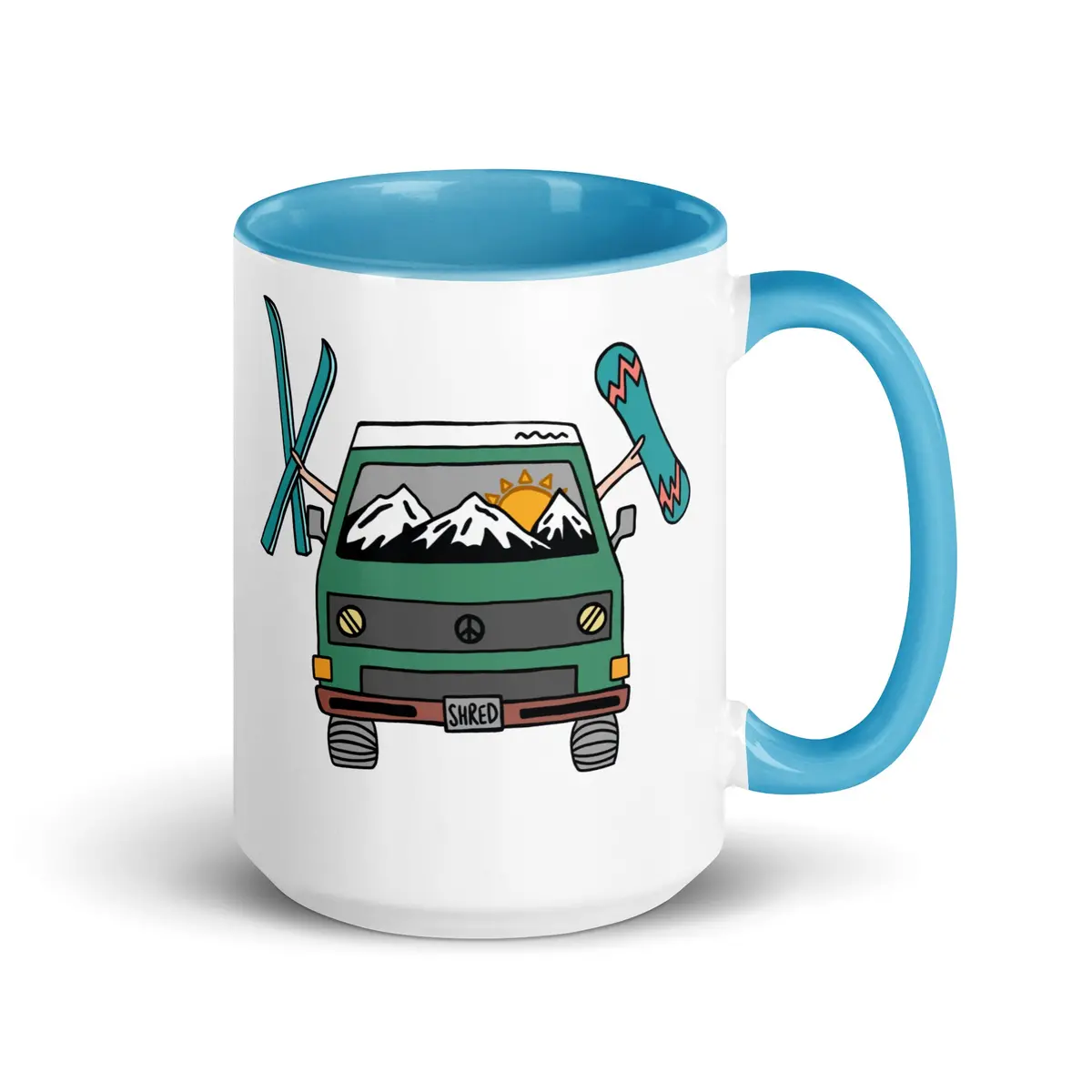 Shred Van Mug With Color Inside 9