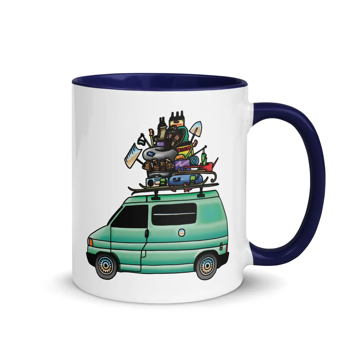 Rad Eurovan Mug With Color Inside 3
