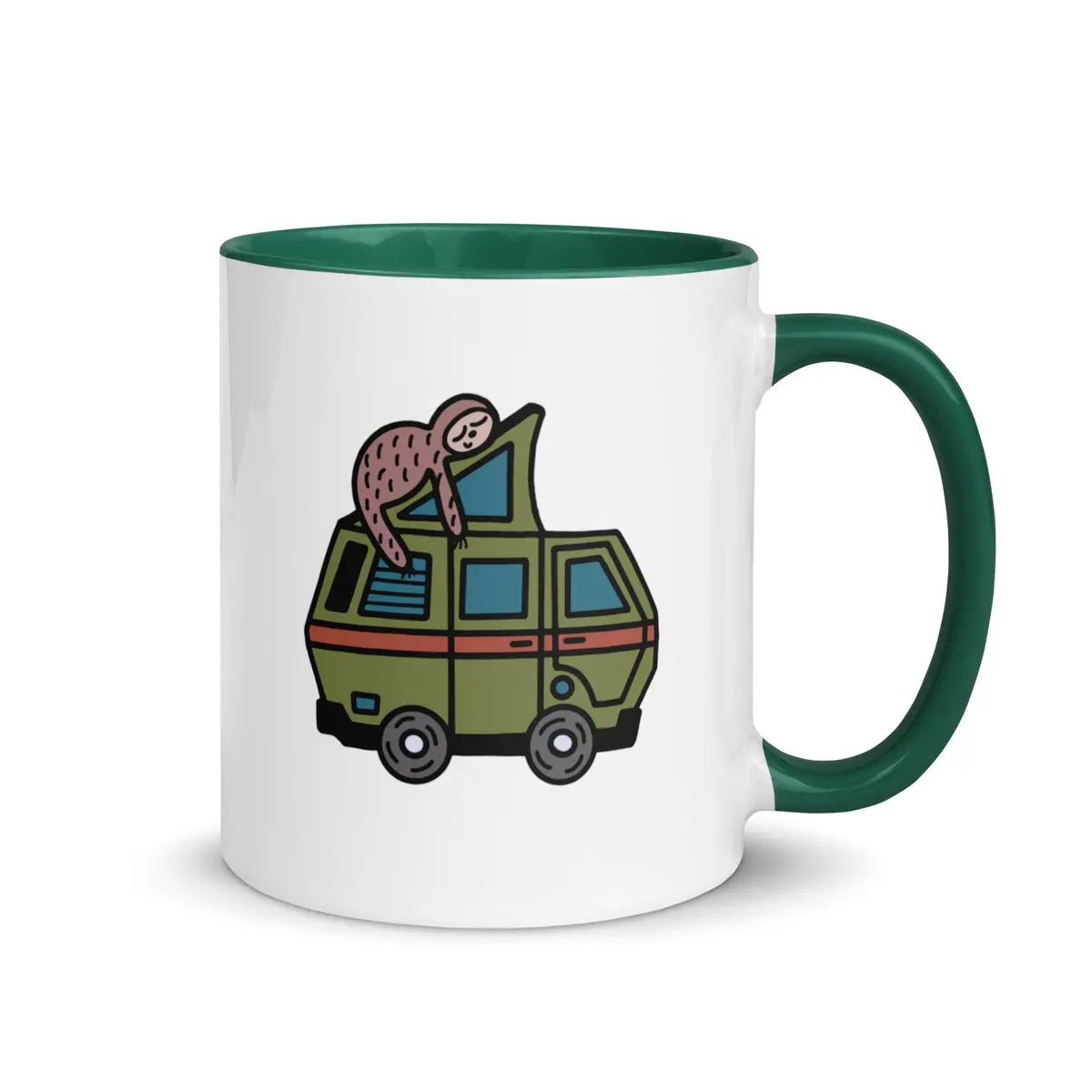 Stewie Sloth Mug With Color Inside 8