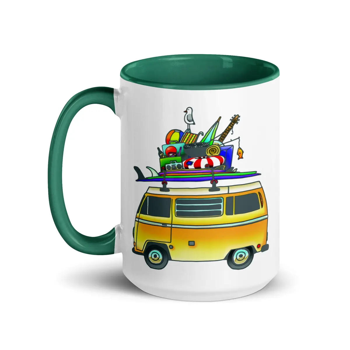 Rad Bus Mug With Color Inside 6