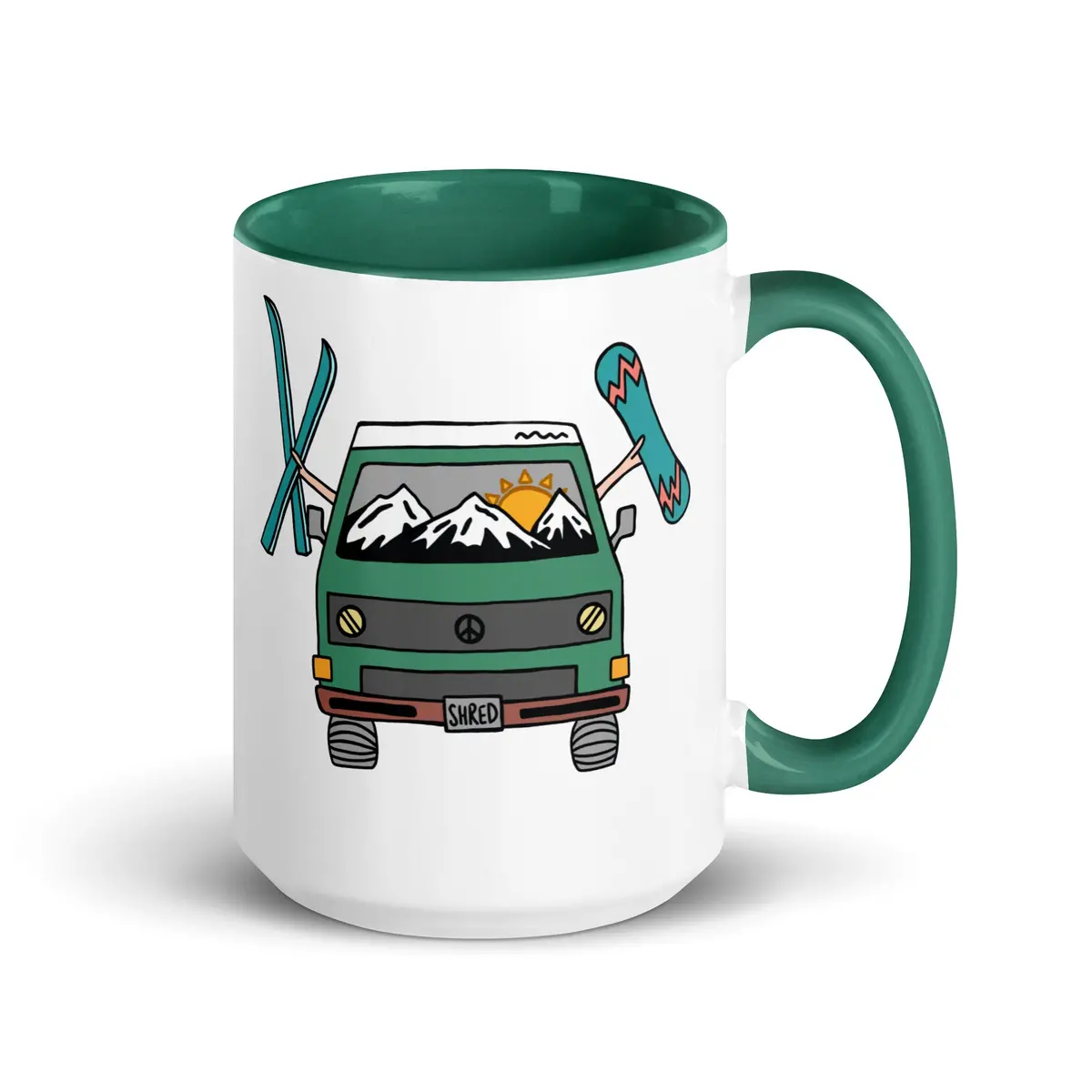 Shred Van Mug With Color Inside 6