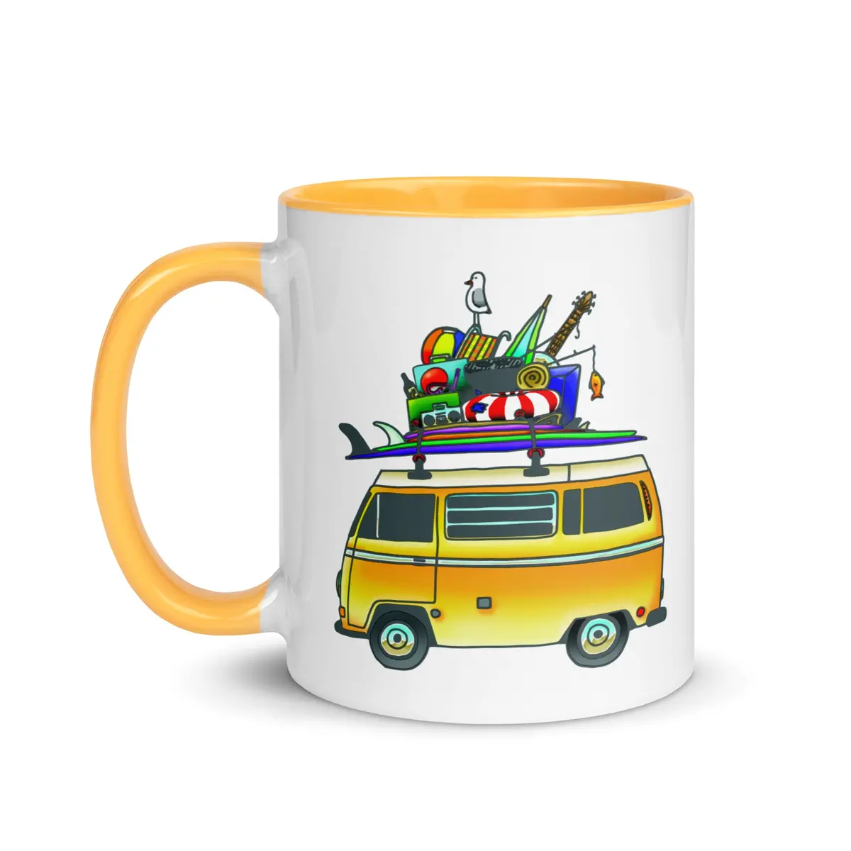 Rad Bus Mug With Color Inside 11