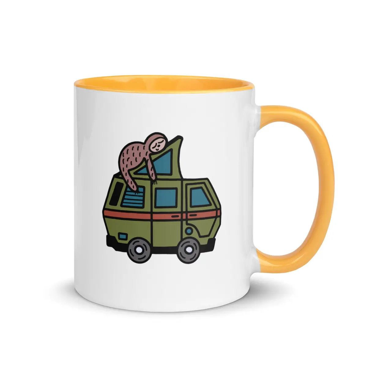 Stewie Sloth Mug With Color Inside 8