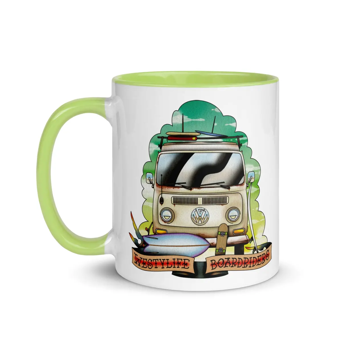 Westy Life Boardriders Mug With Color Inside 1