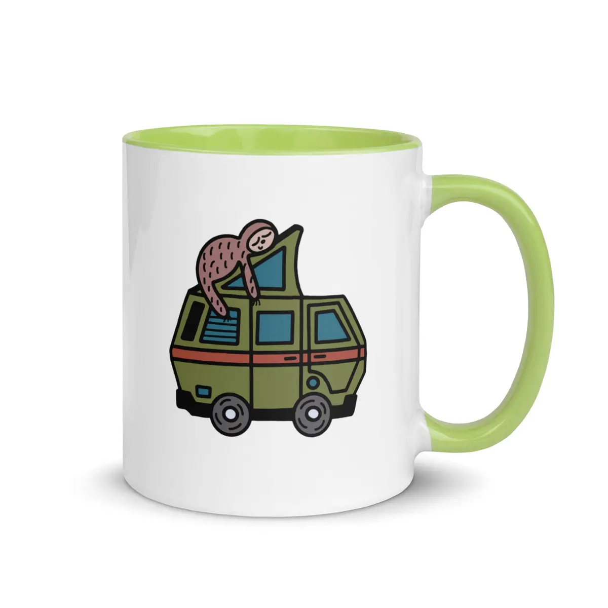 Stewie Sloth Mug With Color Inside 9