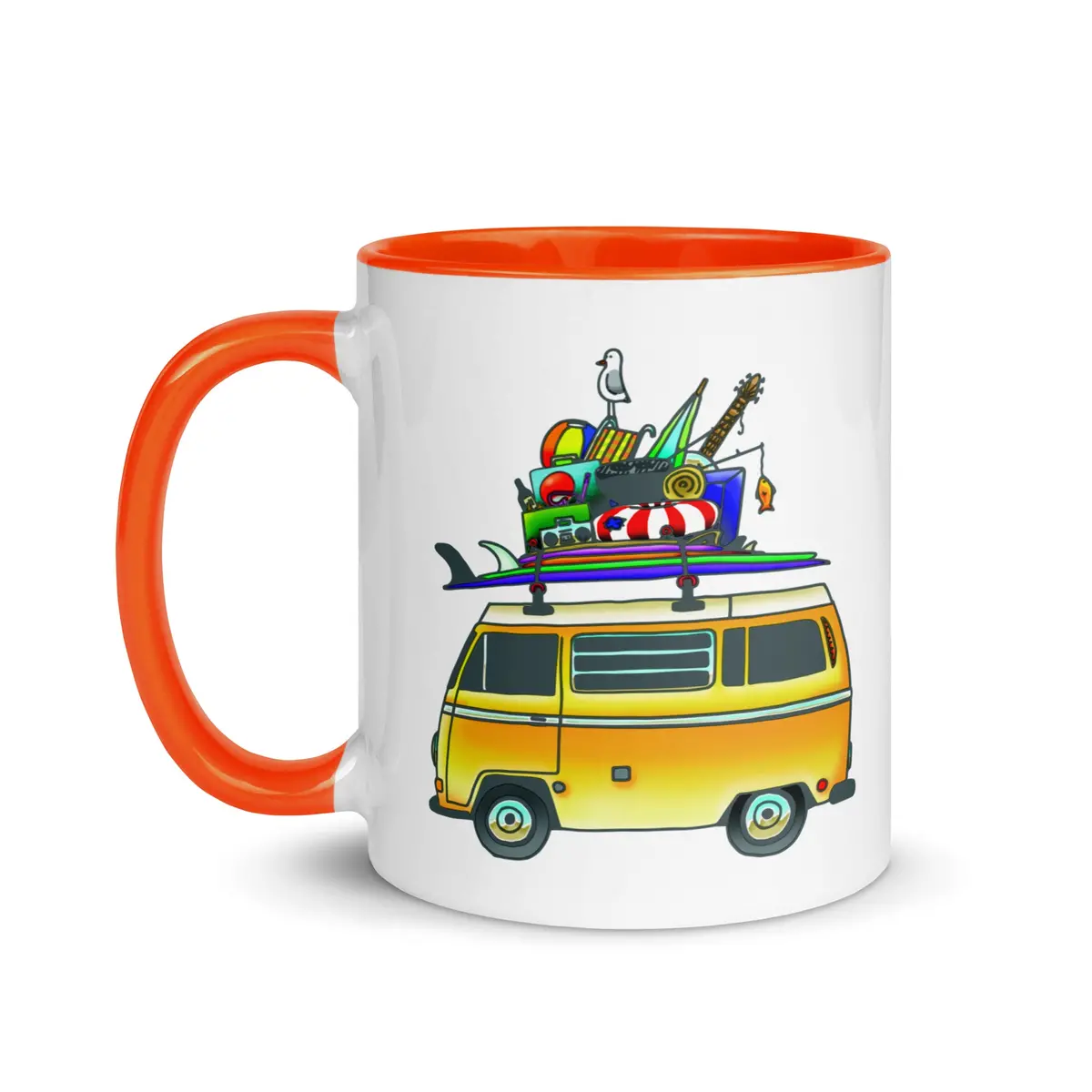 Rad Bus Mug With Color Inside 13