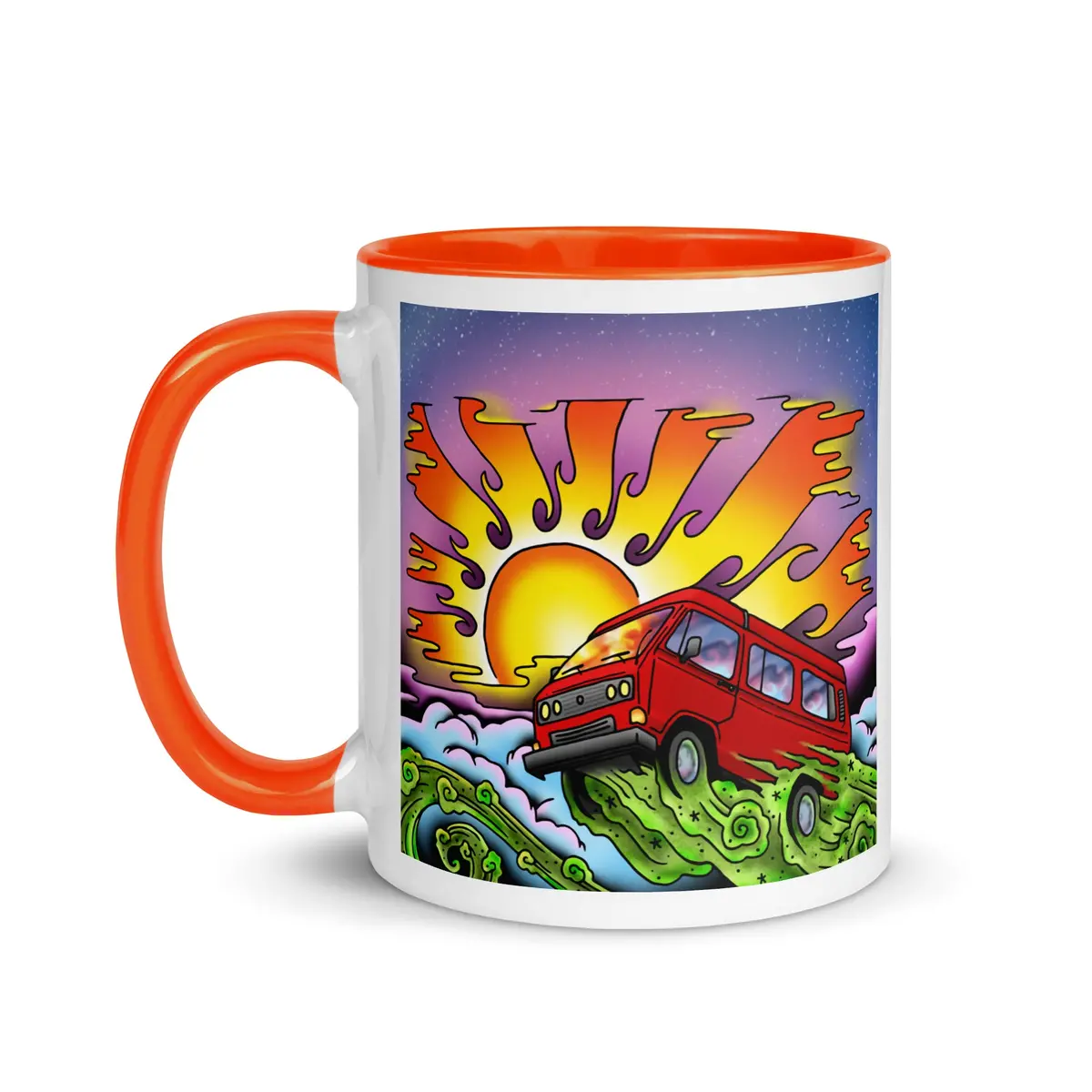 Van & Sun Mug With Color Inside 1