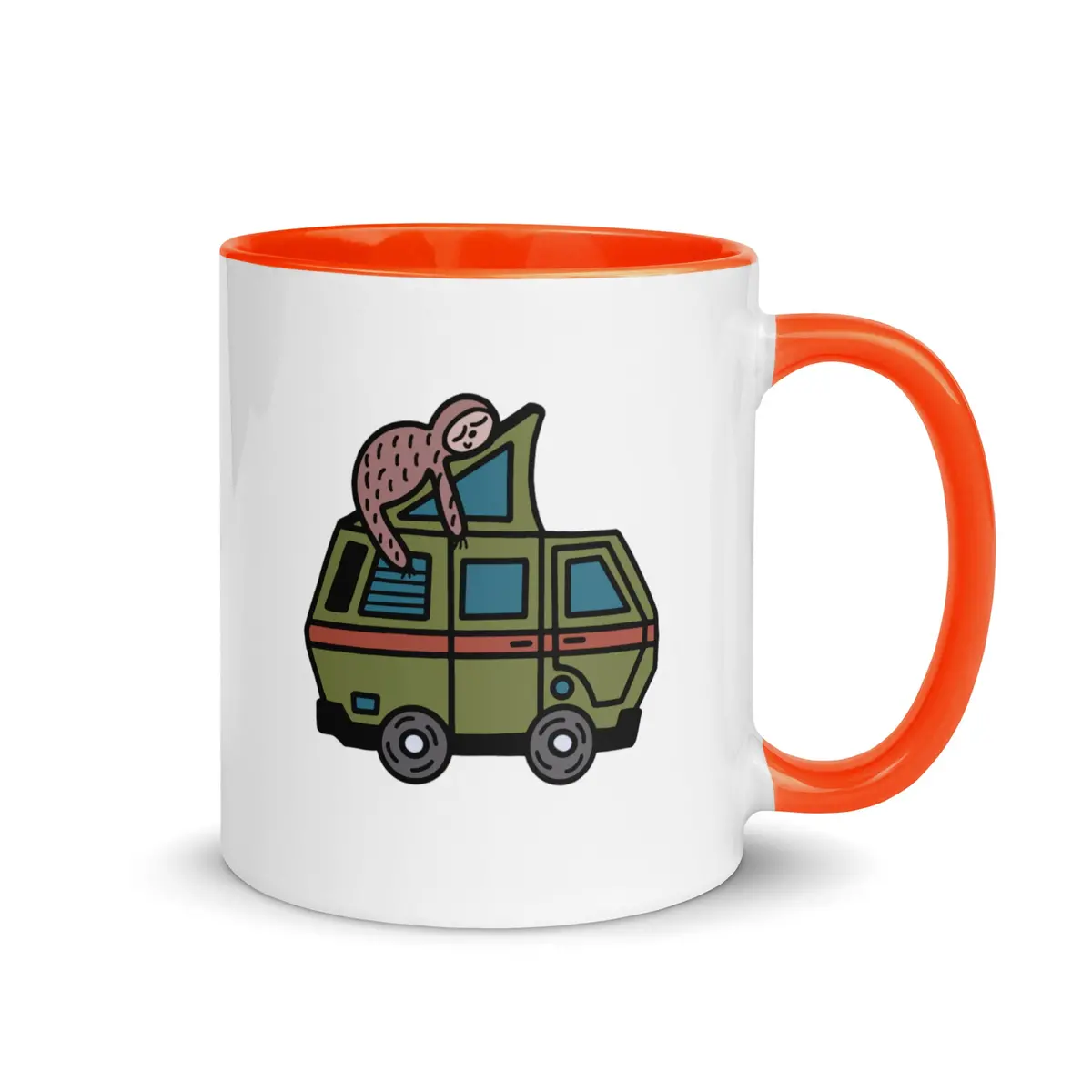 Stewie Sloth Mug With Color Inside 5