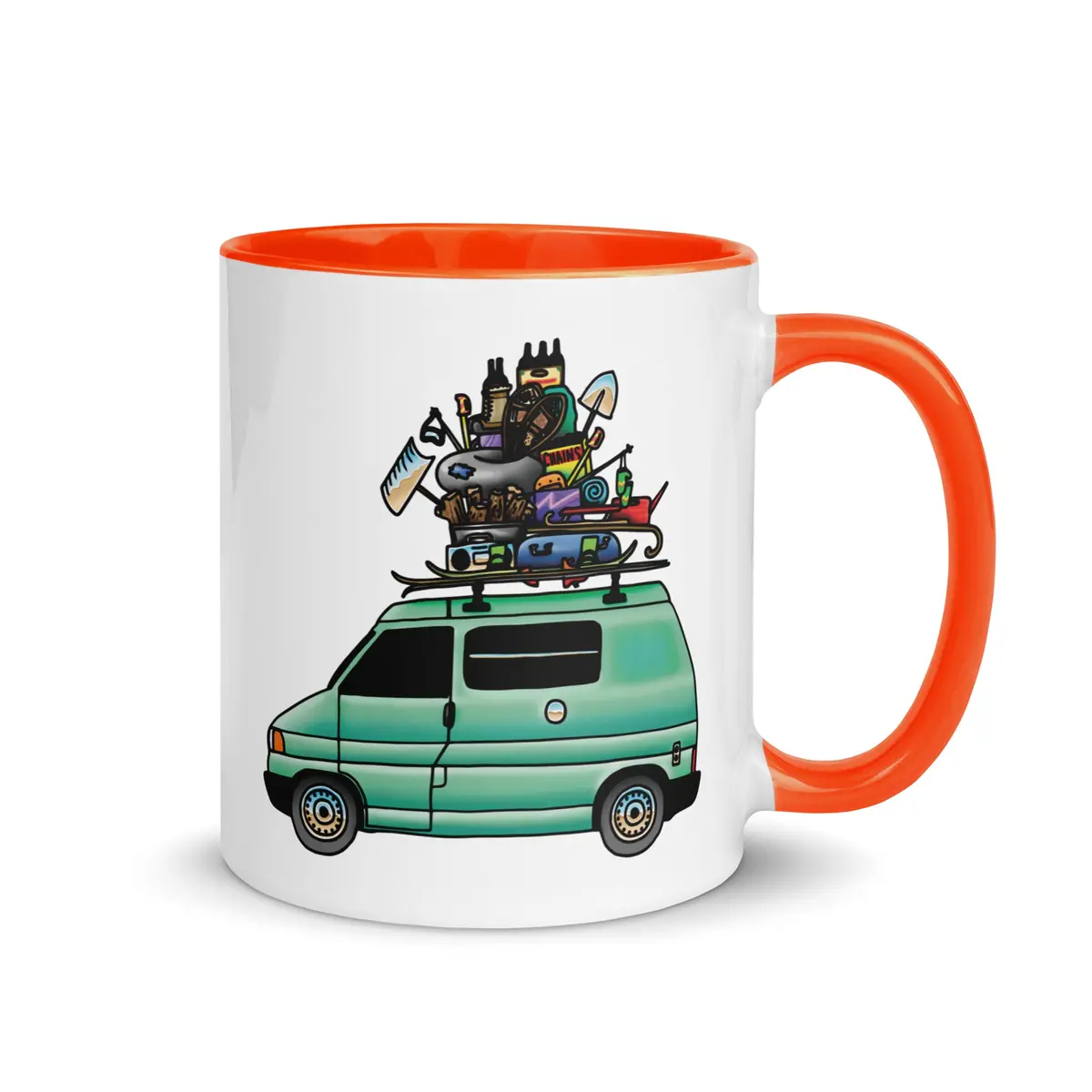 Rad Eurovan Mug With Color Inside 6