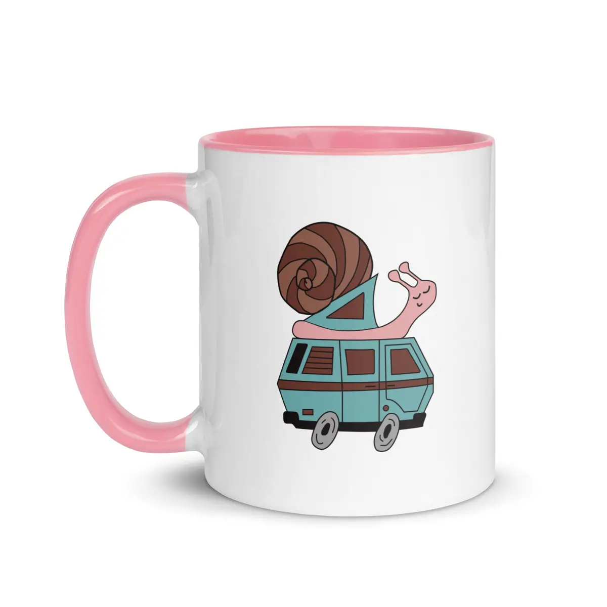 Sally Snail Mug With Color Inside 1