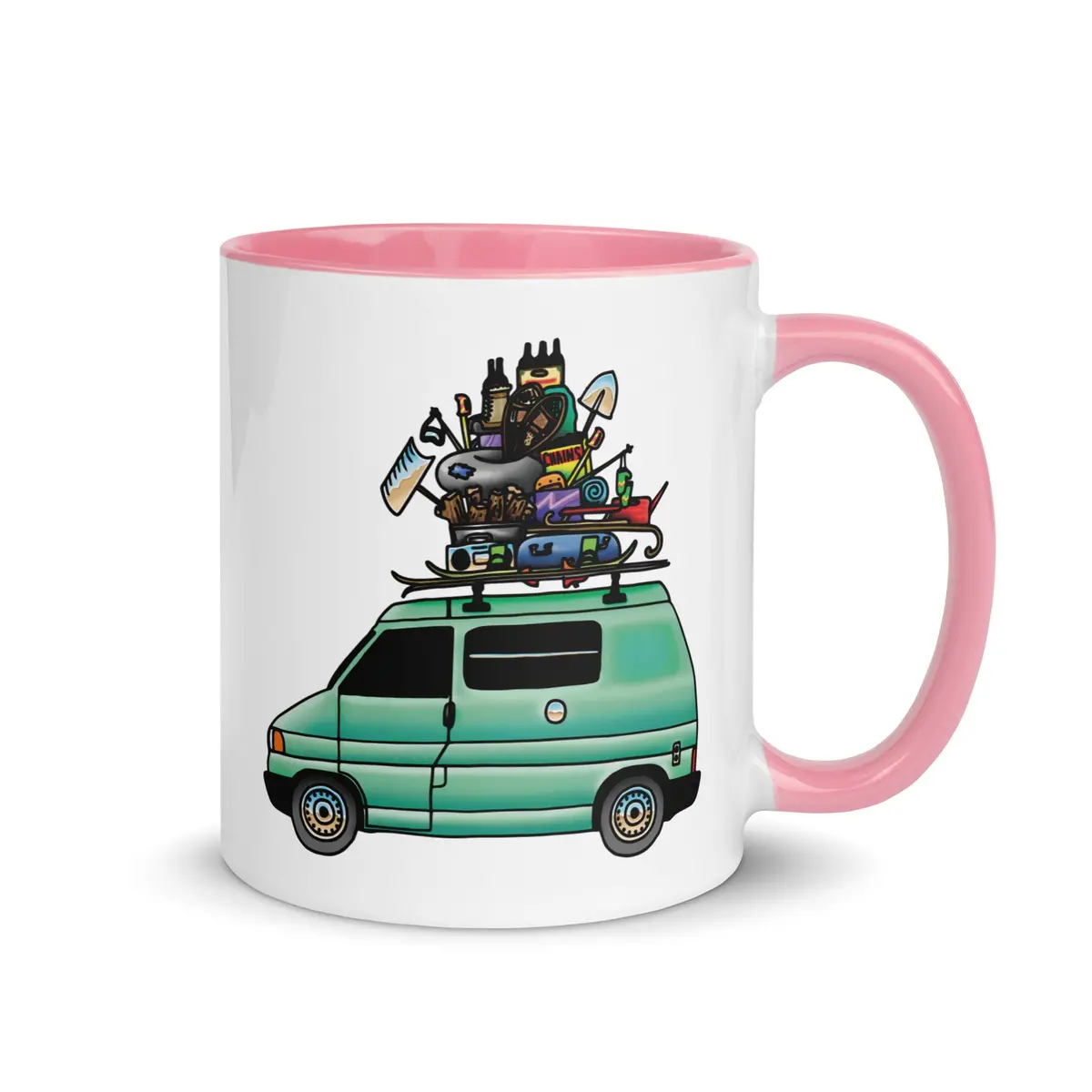 Rad Eurovan Mug With Color Inside 9