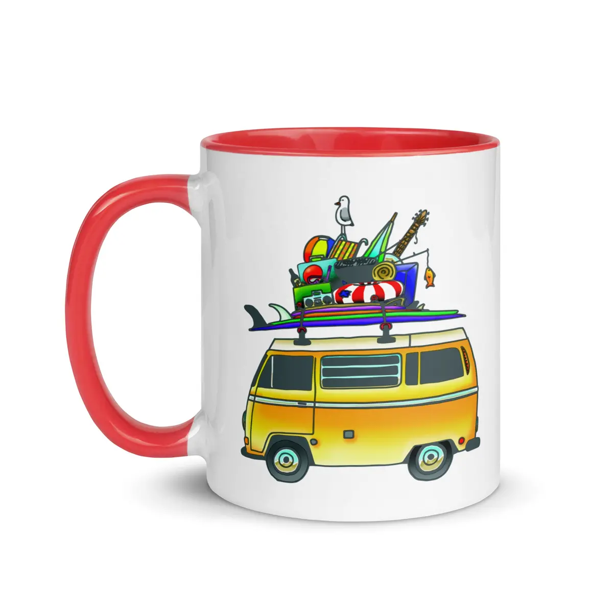 Rad Bus Mug With Color Inside 4