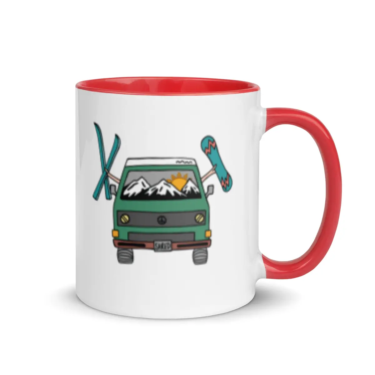 Shred Van Mug With Color Inside 3