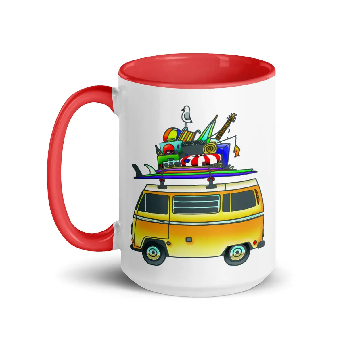 Rad Bus Mug With Color Inside 4