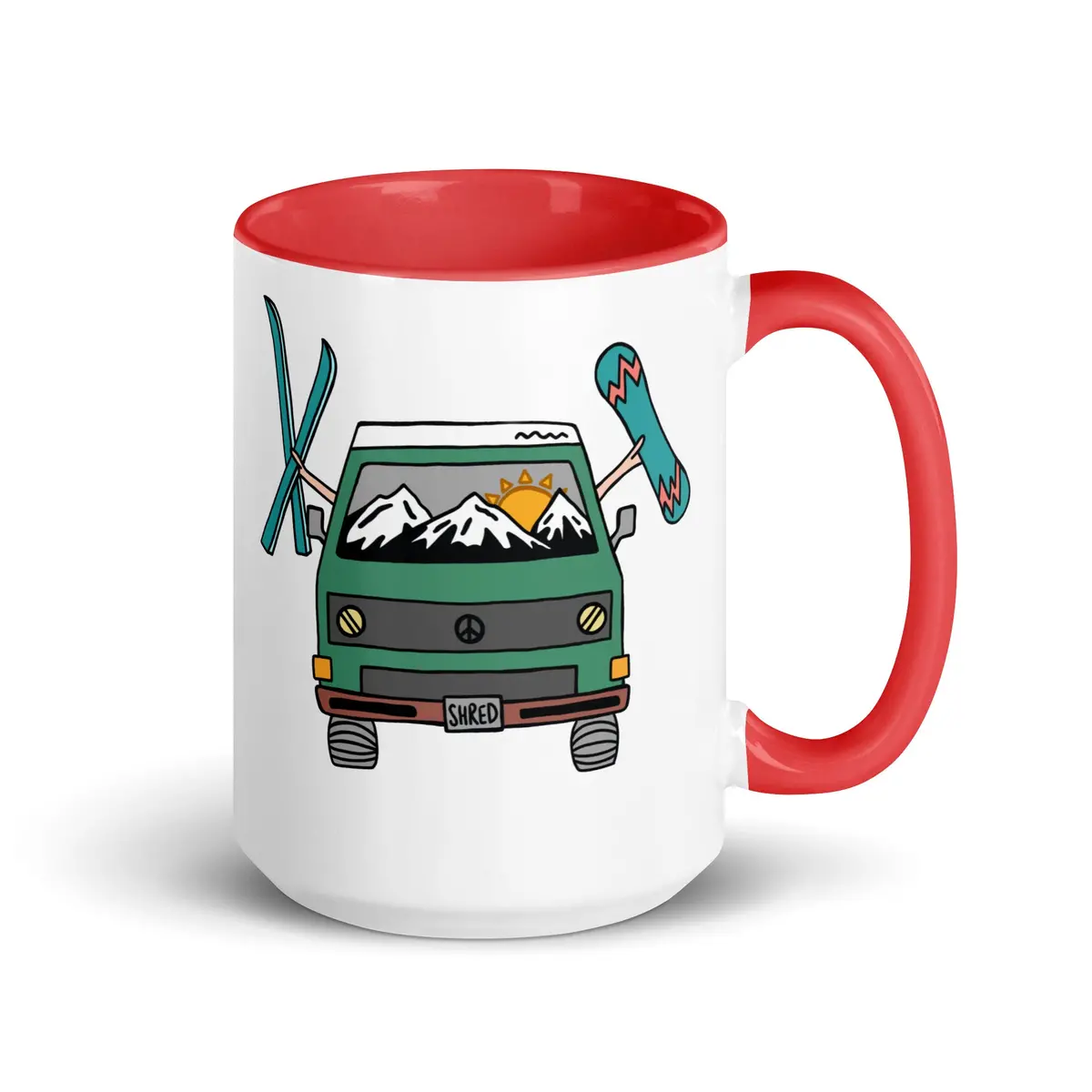 Shred Van Mug With Color Inside 4