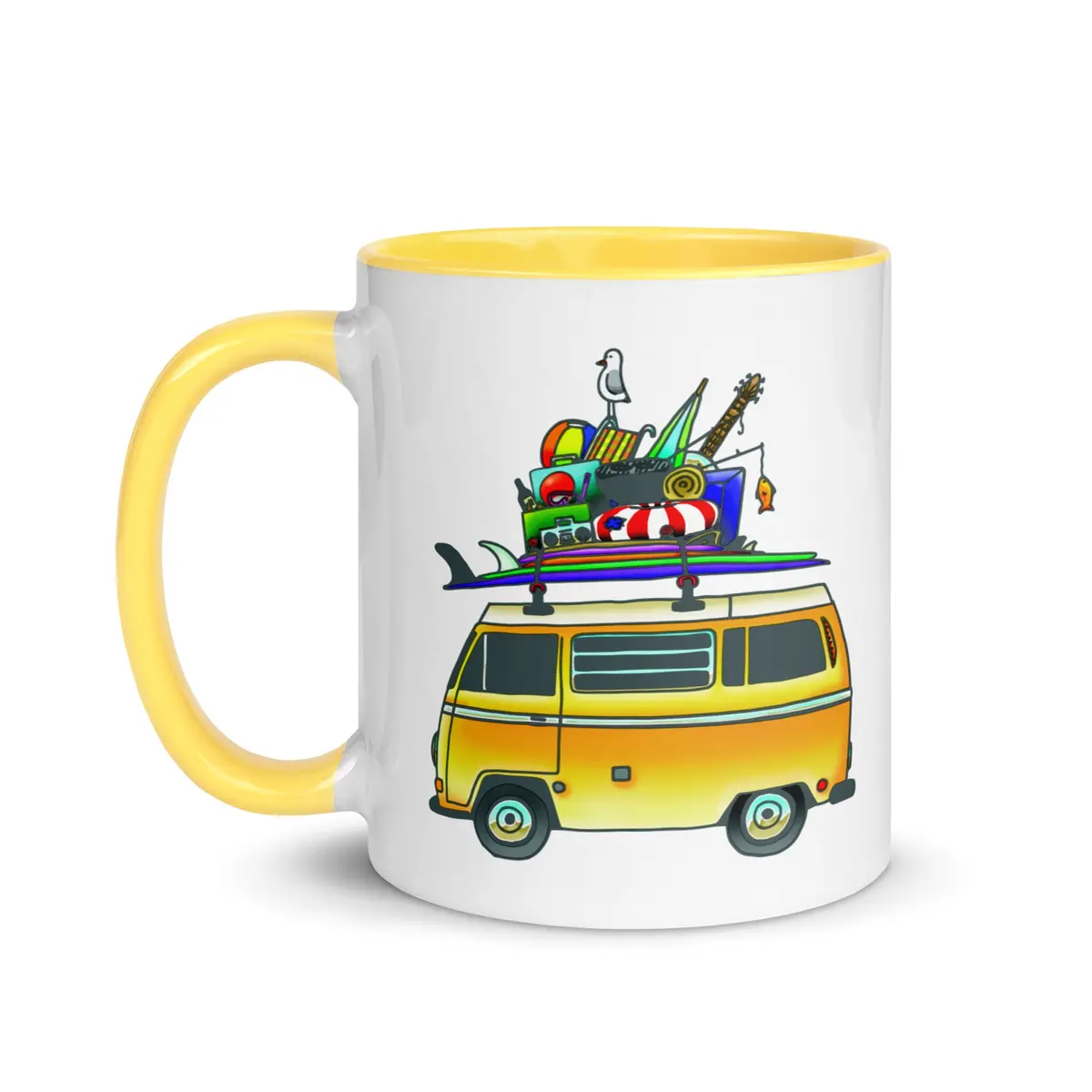 Rad Bus Mug With Color Inside 13