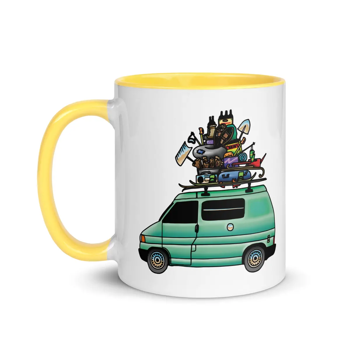 Rad Eurovan Mug With Color Inside 3