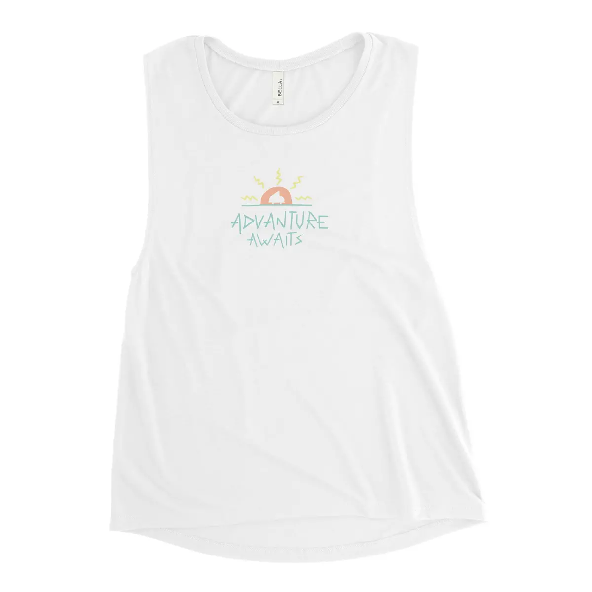 Advanture Awaits Women's Muscle Tank 1