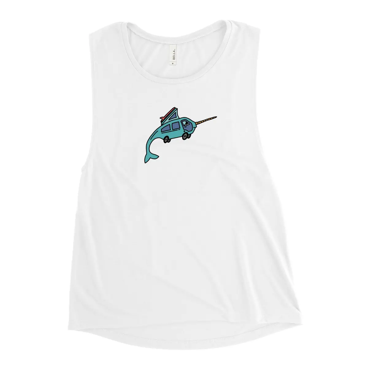Narwhal Ned Women's Muscle Tank Top 1