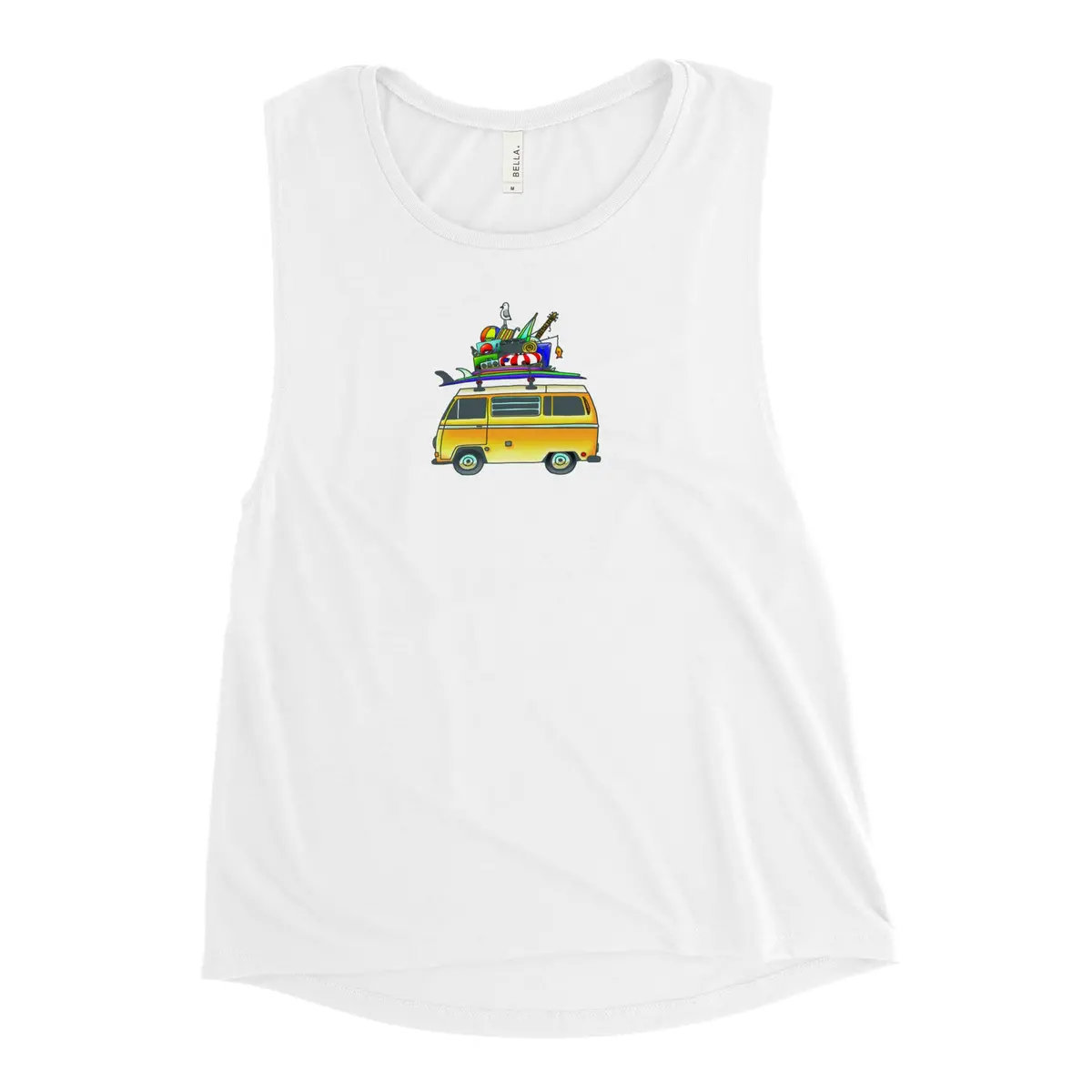 Rad Bus Women's Muscle Tank Top 1