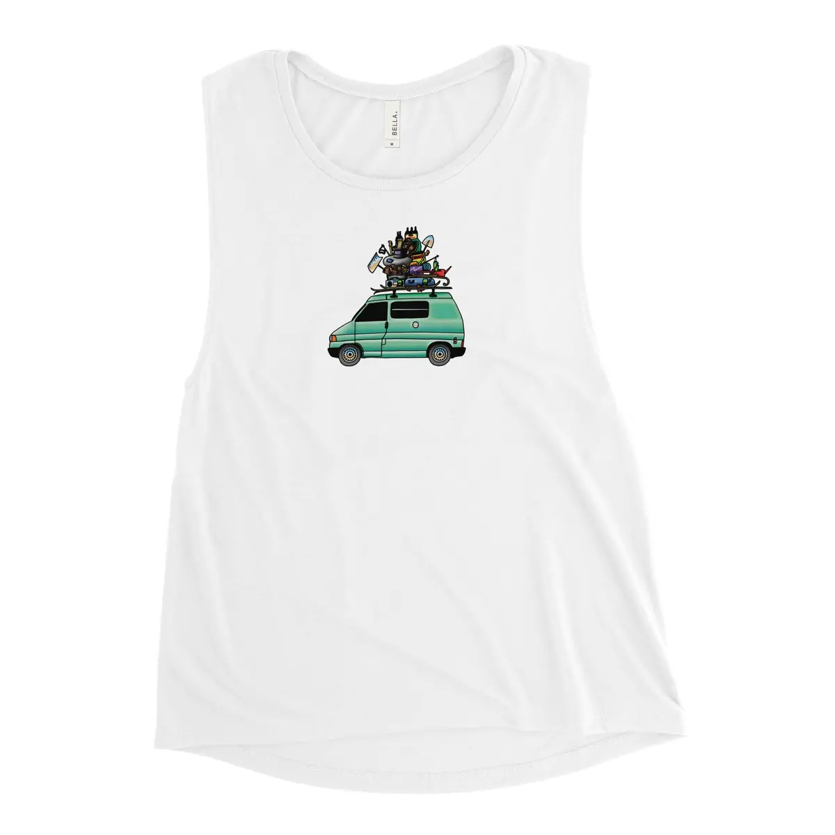 Rad Eurovan Women's Muscle Tank Top 1