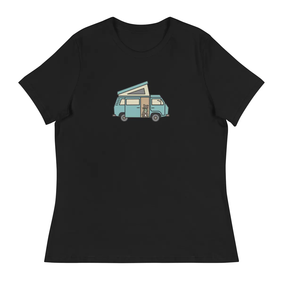 Dog In Van Women's Relaxed Fit T-Shirt 7