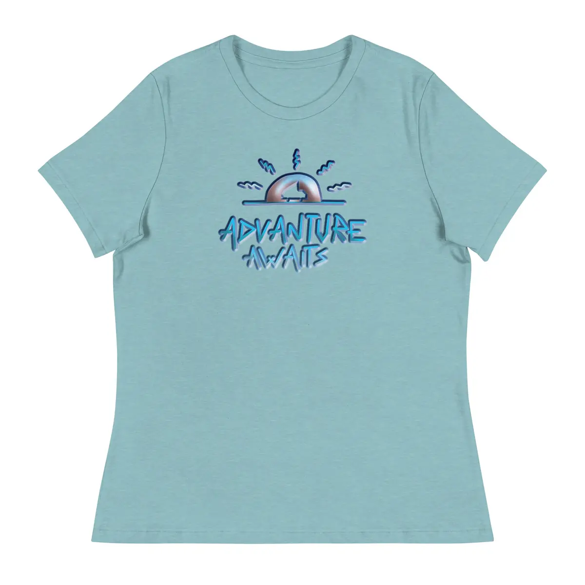 Adventure Awaits Women's Comfort-Fit Cotton T-Shirt